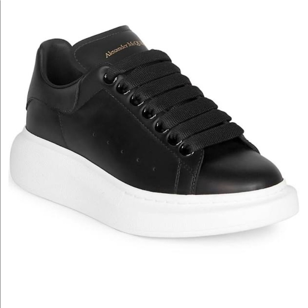 Alexander McQueen Women's Platform Sneakers -Black